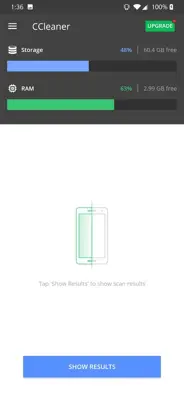 CCleaner android App screenshot 0